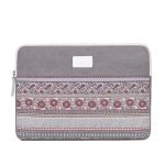 Sac Ordinateur Ethnique Gris