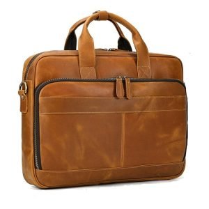 Sacoche pour Ordinateur Portable 17 Pouces en cuir pour homme