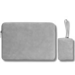 Image de la housse PC Sac Ordinateur Fluffy Gris