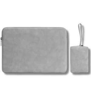 Image de la housse PC Sac Ordinateur Fluffy Gris