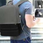 Beau Sac à Dos Homme avec Port USB intégré pour recharger vos appareils