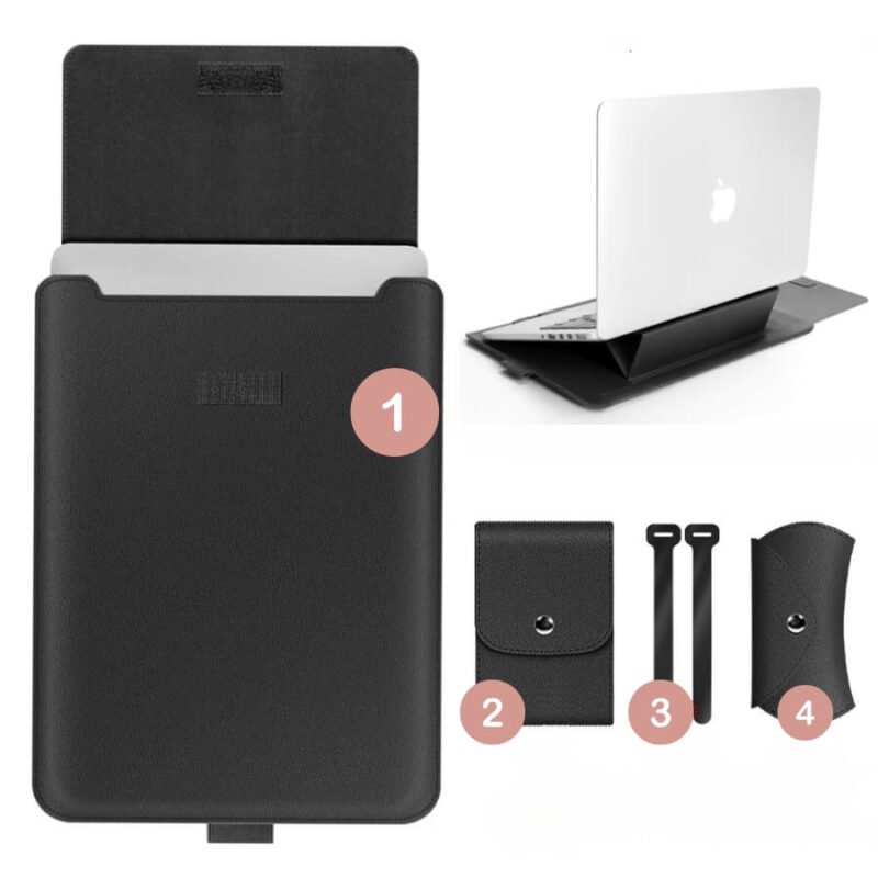 Housse Ordinateur avec Support PC 13 14 15 16 pouces Housse Ordinateur avec Support PC 13, 14, 15, 16 pouces et accessoires assortis pour PC 13 à 16 pouces.