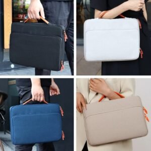 Mallette 16 Pouces pour pc en 4 couleurs noir, gris, beige, bleu