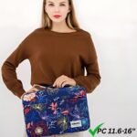 Porte Ordinateur Femme : pochette ordinateur fleurie pour PC 12-16 pouces