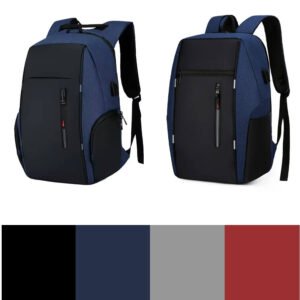 Sac A Dos Ordinateur Portable Homme Bleu avec présentation des quatre couleurs disponibles de la collection.
