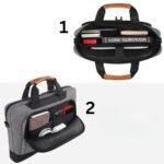 Sac Ordinateur 17 pouces Gris 2 compartiments