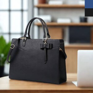 Sac Ordinateur Femme Tendance en cuir PU étanche, pour PC 15,15.6 pouces
