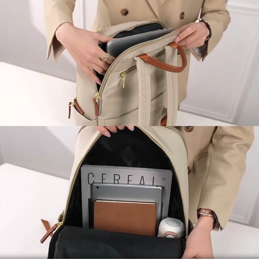 Sac à Dos avec compartiment dédié PC femme