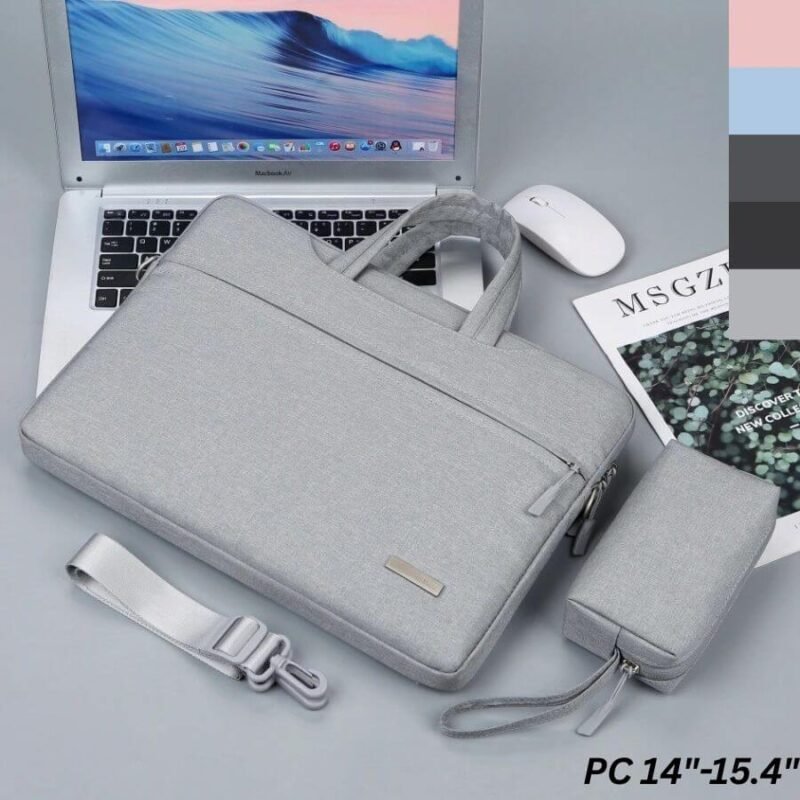 Sacoche Ordinateur 14 Pouces Trousse Offerte pour femme et homme, 5 couleurs, PC 14-15.4 pouces