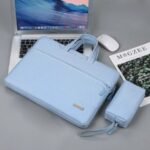 Sacoche Ordinateur 14 Pouces Trousse Offerte bleu claire