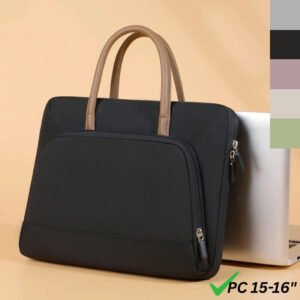 Sacoche PC Portable 15 Pouces Femme : 2 compartiments antichoc, tissu étanche