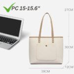 Tote Bag Ordinateur 15.6 Pouces : dimensions 39 × 30 cm