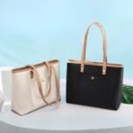 collection Totes Bag Ordinateur Femme 15 Pouces : en deux couleurs noir et beige