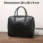 dimensions Sac Ordinateur Femme Cuir : 38x29x9 cm