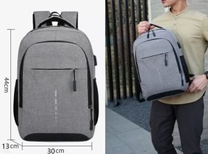 sac a dos ordinateur portable homme gris