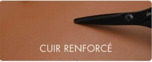 sacoche PC en cuir PU : Matière épaisse, résistante à l'usure
