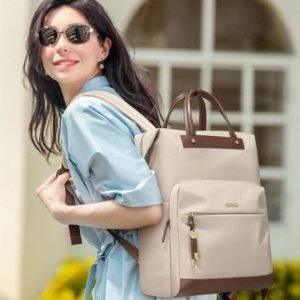 Sac à dos femme tendance 2024 beige