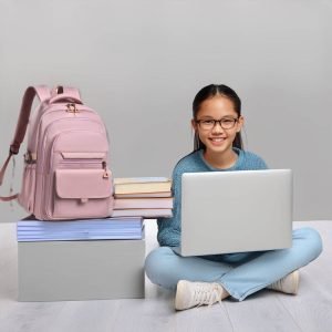 sac à dos collège fille à la mode ordinateur