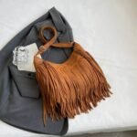 Sac A Frange en Daim marron