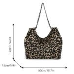 Tot Bag LEOPARD dimension