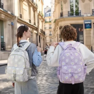 cartable fleuri collège