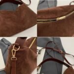 sac velours détails