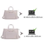 Sac Ordinateur 15 16 pouces Taupe bandouliere