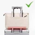 Sac Taupe bandouliere avec sangle trolley