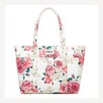 Tote Bag Plusieurs Poches fleuri