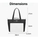 dimensions tote bag avec soufflet