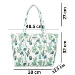 dimensions tote bag cactus