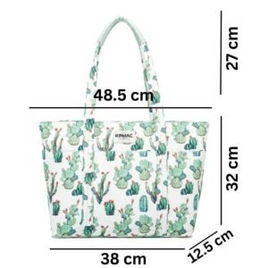 dimensions tote bag cactus