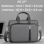 dimension Sacoche PC 17 Pouces