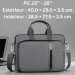 dimension Sacoche PC 15 Pouces