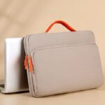 Mallette d'Ordinateur 15 Pouces beige