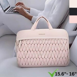 Sacoche Ordinateur 15.6 Pouces Originale : en 3 couleurs, pour femme, matelassée