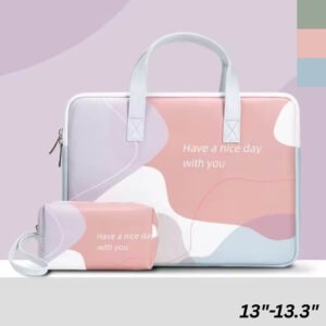 Pochette Ordinateur 13 pouces Originale en 3 coloris avec trousse pour accessoires