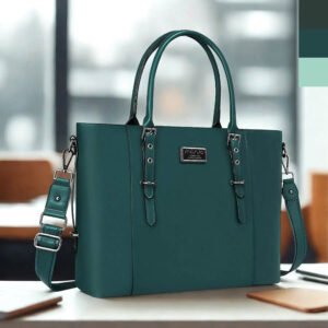 Sac Ordinateur Femme 17 Pouces Vert Élégant en 3 coloris verts raffinés : menthe, émeraude, sapin
