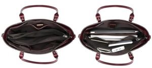 Sac grande capacité avec compartiments et poches Ordinateur 17 Pouces pour femme