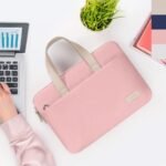 Sacoche Femme Professionnelle 14 pouces Sacoche Femme Professionnelle 14 pouces, en tissu Oxford rose clair, douce et raffinée