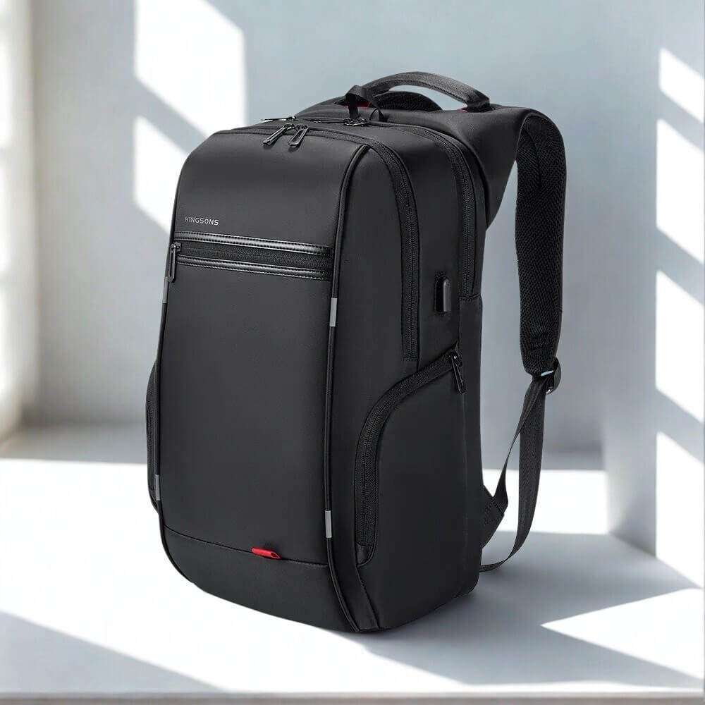 Sac à Dos Ordinateur Homme 17 Pouces Ergonomique : compatibilité 16, 17 et 17.3 pouces, couleur nour